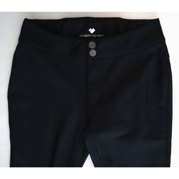 Obermeyer 15045 Women's Sz 4 Short Black The Bond Ski Snow Pants - Picture 9 of 13